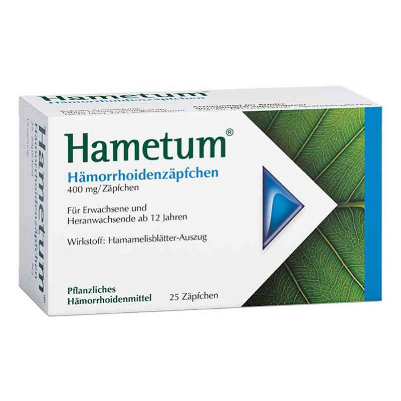 Hametum Hämorrhoidenzäpfchen 25 stk von Dr.Willmar Schwabe GmbH & Co.KG PZN 07619576