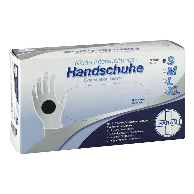 Handschuhe Einmal Nitril S schwarz 100 stk von Param GmbH PZN 14046342