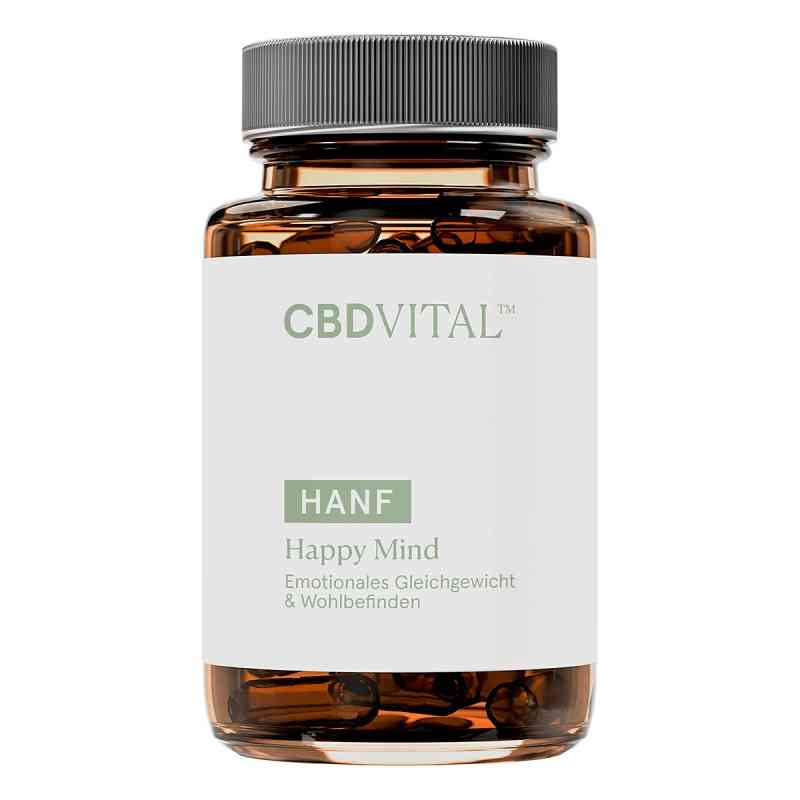 Hanf Happy Mind CBD VITAL 60 stk von Vitrasan GmbH PZN 17258263