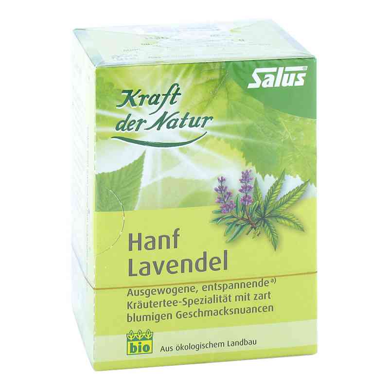 Hanf Lavendel Kräutertee Bio Kraft der Natur Salus 15 stk von SALUS Pharma GmbH PZN 05747324