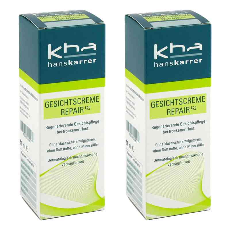 Hans Karrer Gesichtscreme Repair Eco 2x50 ml von Hans Karrer GmbH PZN 08104042