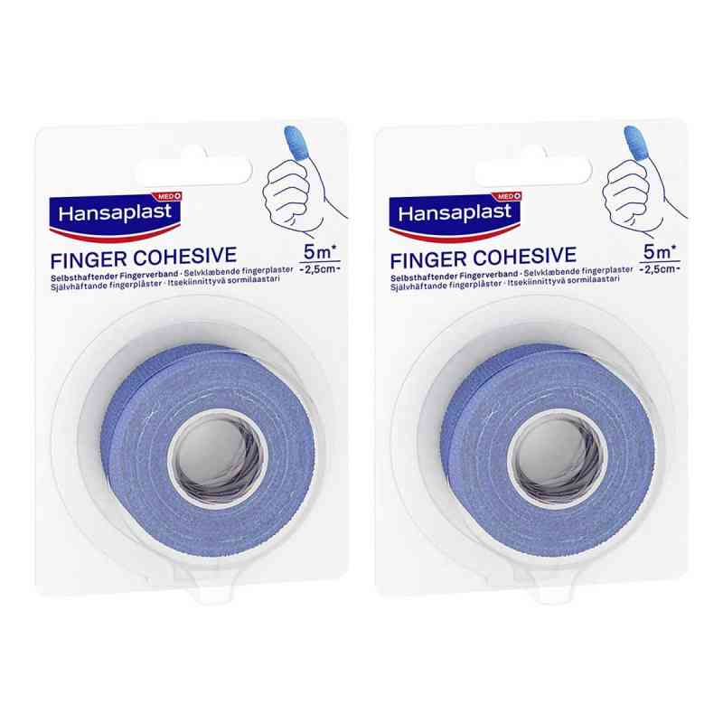 Hansaplast Fingerverb.selbsthaft.2,5 Cmx5 M Blau 2x1 stk von Beiersdorf AG PZN 08104843