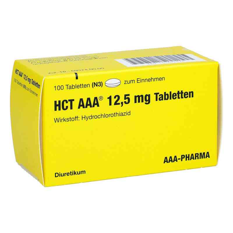 HCT AAA 12,5mg 100 stk von AAA - Pharma GmbH PZN 01672428