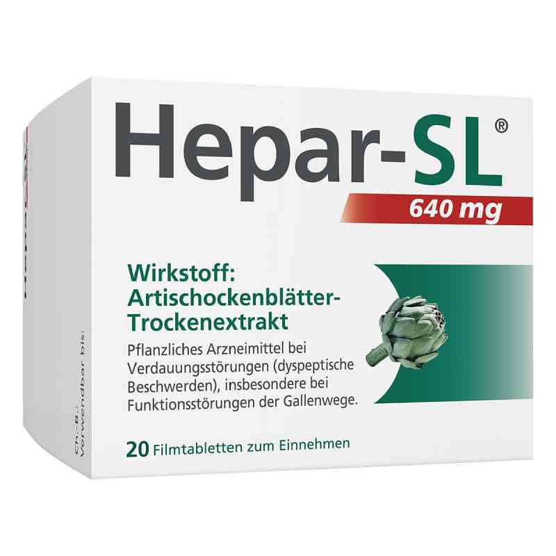 Hepar-SL 640 mg Filmtabletten 20 stk von MCM KLOSTERFRAU Vertr. GmbH PZN 13583782