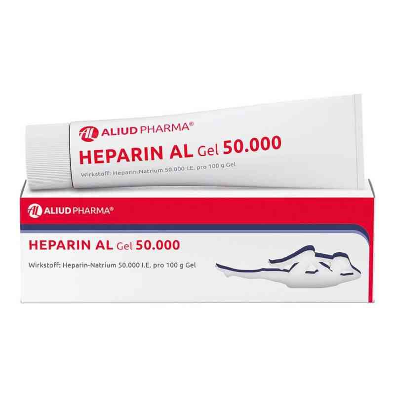 Heparin AL Gel 50.000 bei Prellungen oder Blutergüssen 100 g von ALIUD Pharma GmbH PZN 04668315