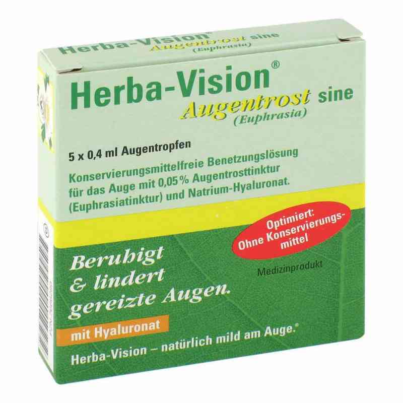 Herba-Vision Augentrost Sine Augentropfen 5X0.4 ml von OmniVision GmbH PZN 07666280