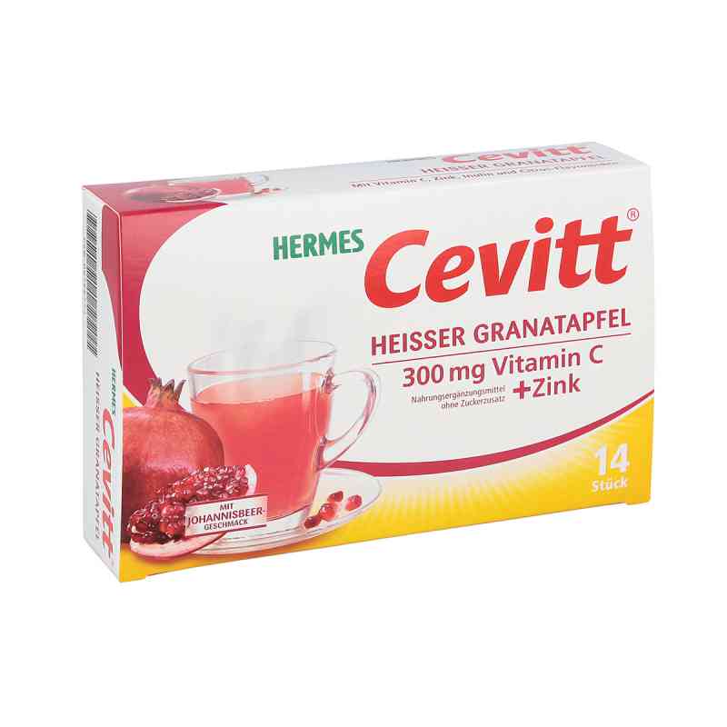 Hermes Cevitt Heisser Granatapfel Granulat 14 stk von HERMES Arzneimittel GmbH PZN 06766772