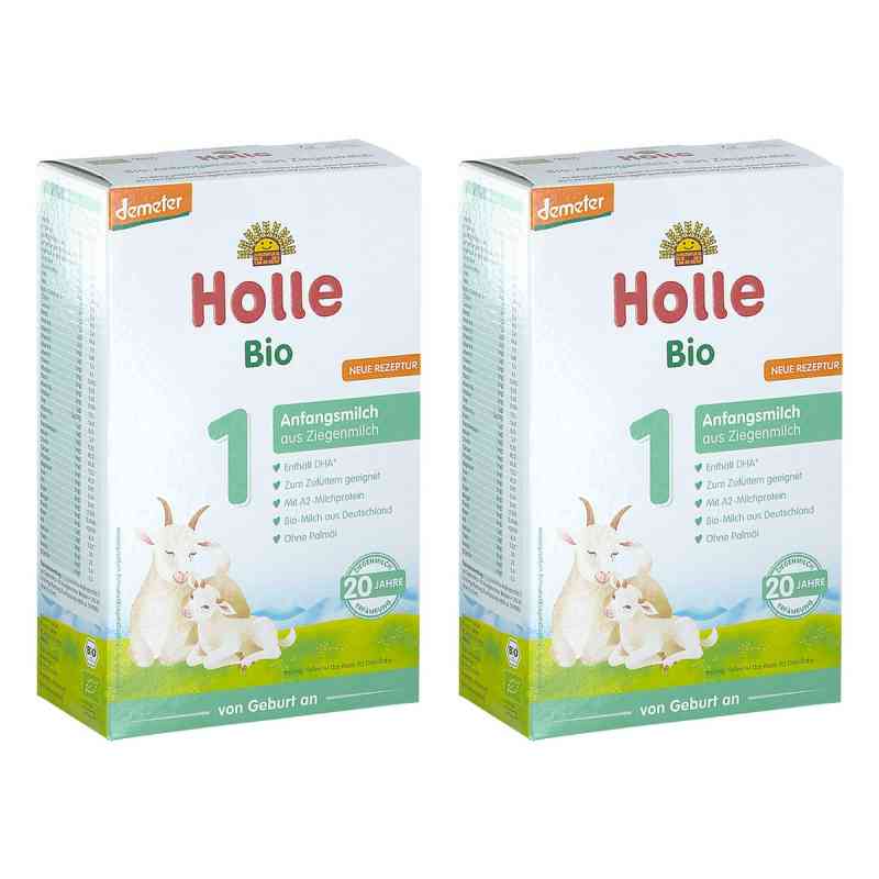 Holle Bio Anfangsmilch 1 auf Ziegenmilchbasis Pulver 2x400 g von Holle baby food AG PZN 08105882