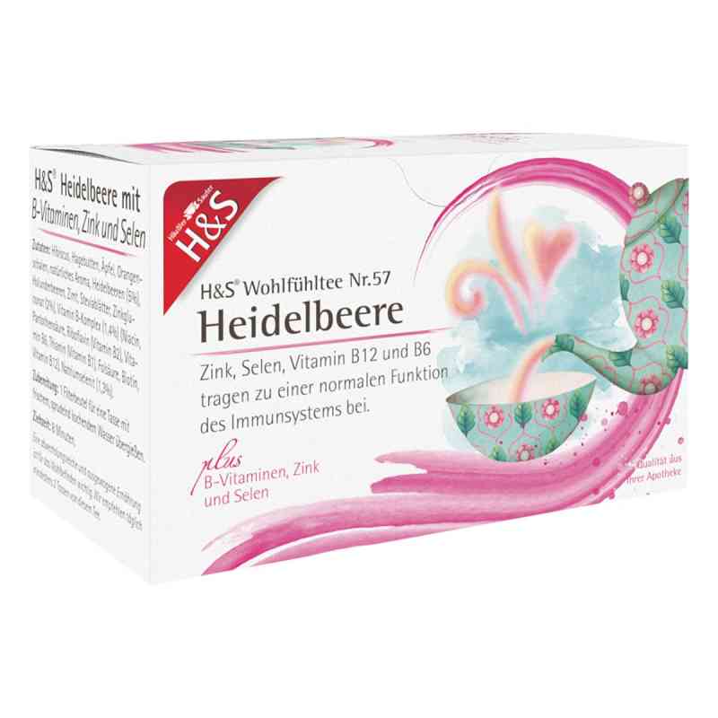 H&S Heidelbeere m.B-Vitaminen Zink und Selen Fbtl. 20X2.5 g von H&S Tee - Gesellschaft mbH & Co. PZN 17446941