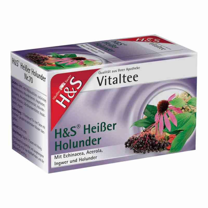 H&s Heisser Holunder Vitaltee Filterbeutel 20X2.0 g von H&S Tee - Gesellschaft mbH & Co. PZN 11164058