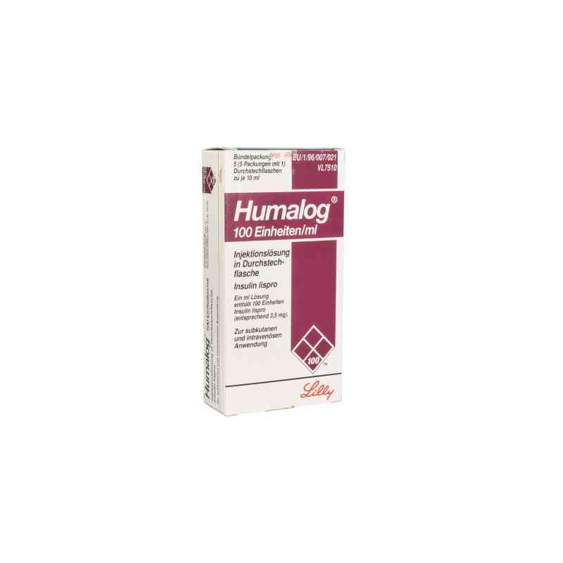 Humalog 100 Einheiten/ml 5X10 ml von LILLY DEUTSCHLAND GmbH PZN 07242491