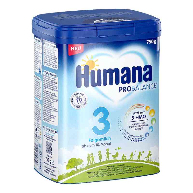 Humana Probalance Folgemilch 3 M.5hmo Pulver 750 g von Humana Vertriebs GmbH PZN 19626400