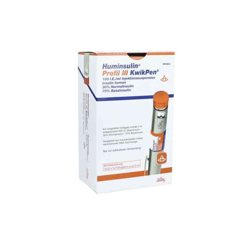 Huminsulin Profil III KwikPen 100 Internationale Einheiten pro M 10 stk von LILLY DEUTSCHLAND GmbH PZN 06922143