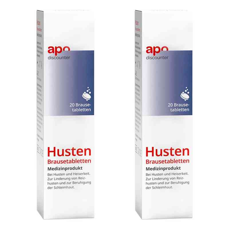 Husten Brausetabletten von apodiscounter  2x20 stk von C. Hedenkamp GmbH & Co. KG PZN 08104198