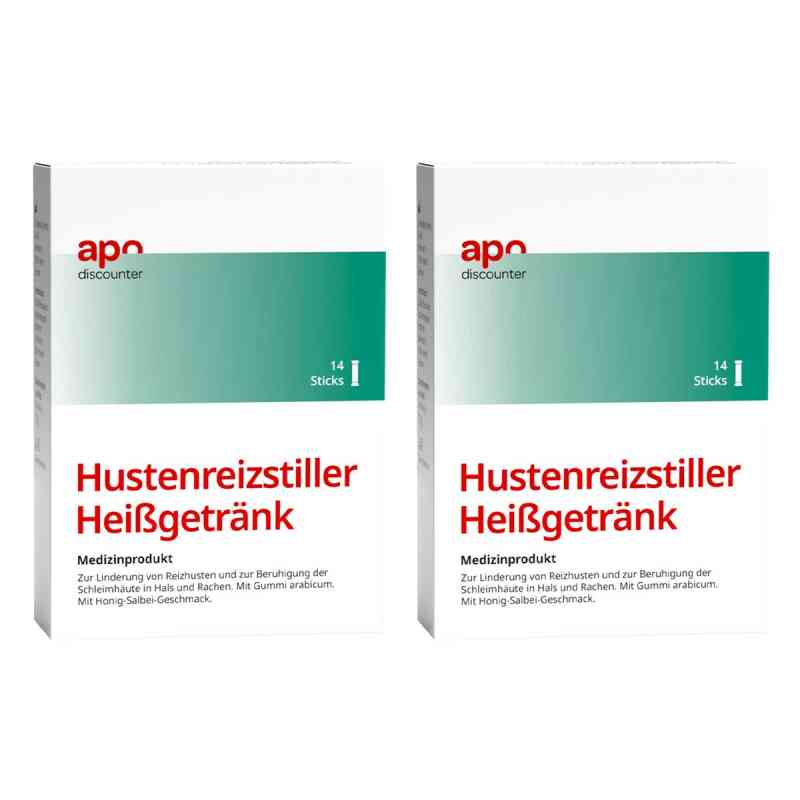 Hustenreizstiller Heißgetränk von apodiscounter 2x14x5 g von C. Hedenkamp GmbH & Co. KG PZN 08102528