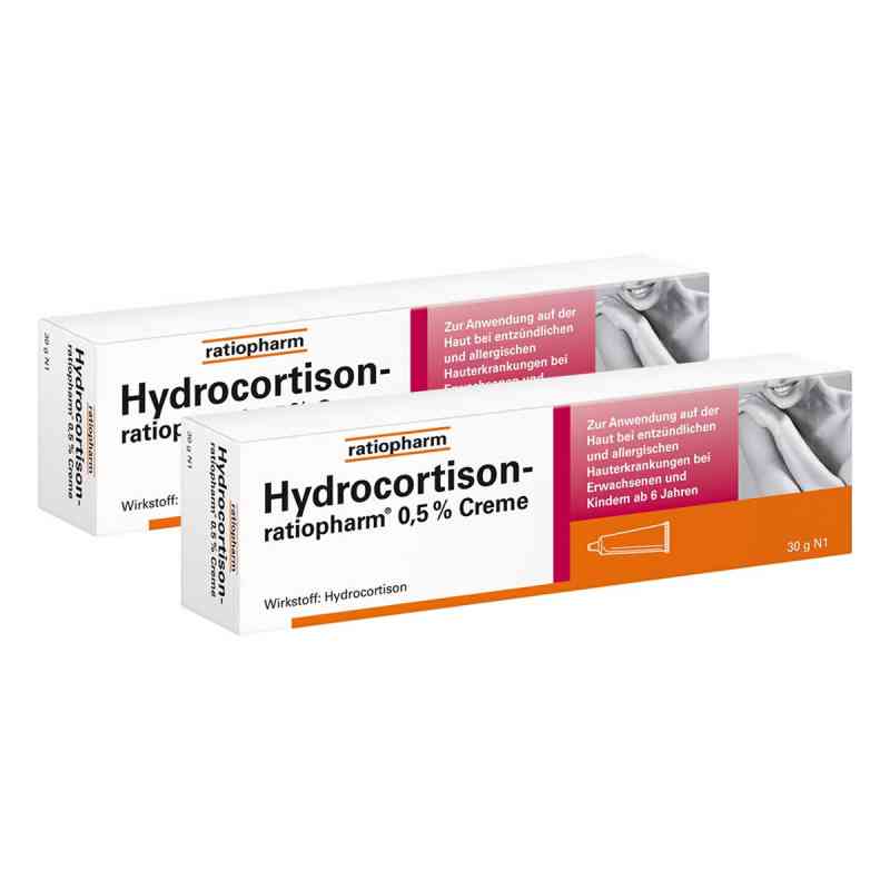 Hydrocortison ratiopharm 0,5, Creme 2x30 g von ratiopharm GmbH PZN 08102264