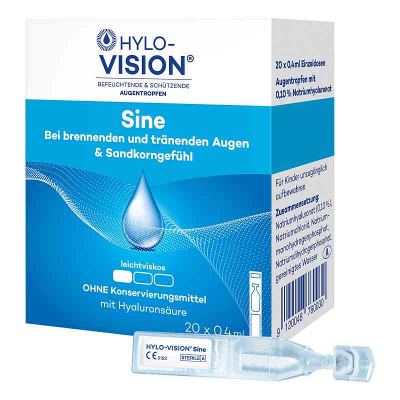 Hylo-Vision Sine Einzeldosispipetten 20X0.4 ml von OmniVision GmbH PZN 00798297