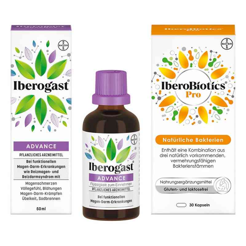 Iberogast Advance 50 ml + Iberobiotics Pro Kapseln 30 Stück 1 Pck von Bayer Vital GmbH PZN 08102842