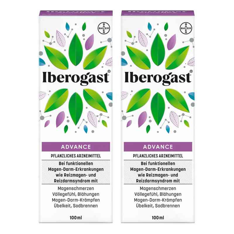 Iberogast Advance bei funktionellen Magen-Darm-Beschwerden 2x100 ml von Bayer Vital GmbH PZN 08102352