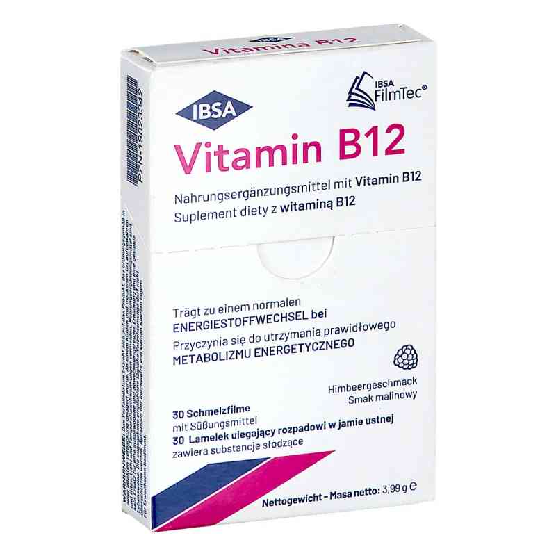 IBSA Vitamin B12 Schmelzfilm 30 stk von IBSA Pharma GmbH PZN 19823342