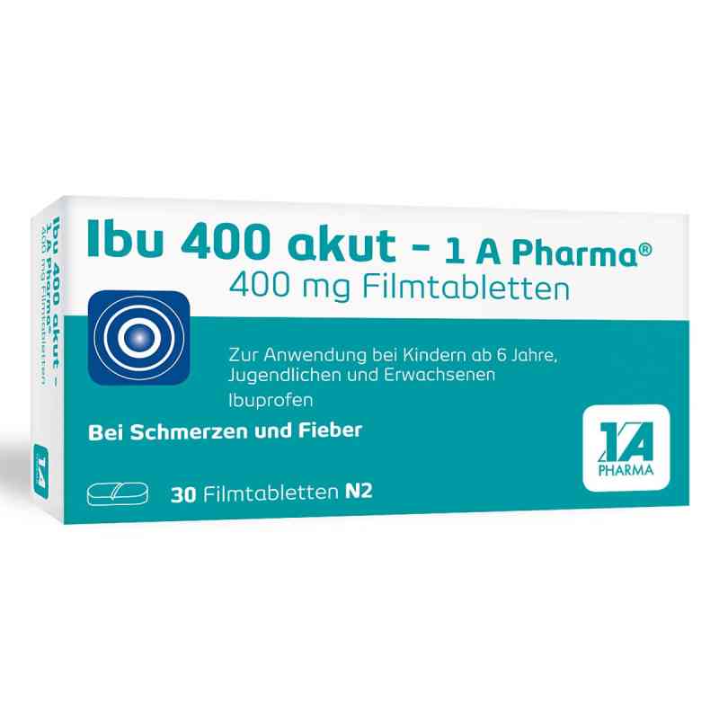 Ibu 400 akut - 1 A Pharma® Filmtabletten 30 stk von 1 A Pharma GmbH PZN 07754334