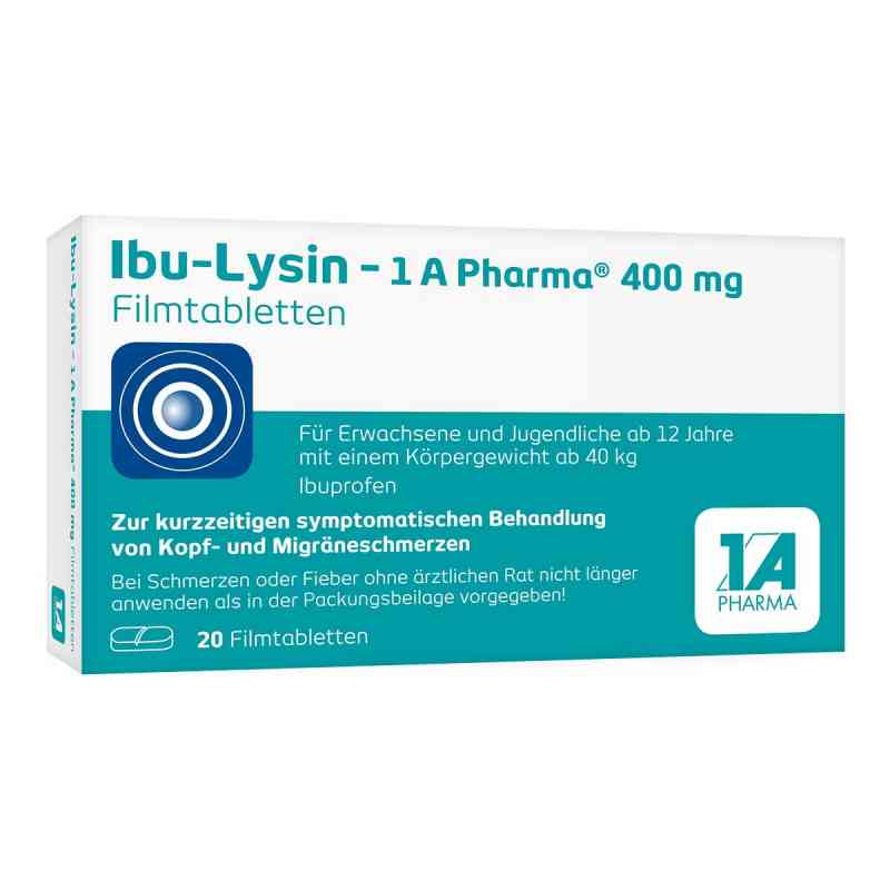Ibu-Lysin - 1 A Pharma® 400 mg Filmtabletten 20 stk von 1 A Pharma GmbH PZN 15743764