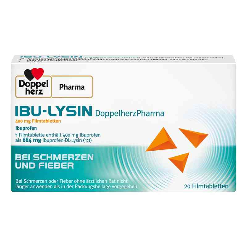 Ibu-lysin Doppelherzpharma 400 Mg Filmtabletten 20 stk von Queisser Pharma GmbH & Co. KG PZN 16226597