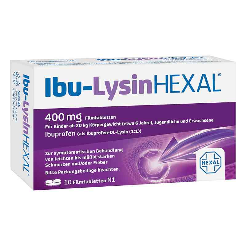 Ibu-LysinHEXAL® 400 mg Filmtabletten 10 stk von Hexal AG PZN 07532237