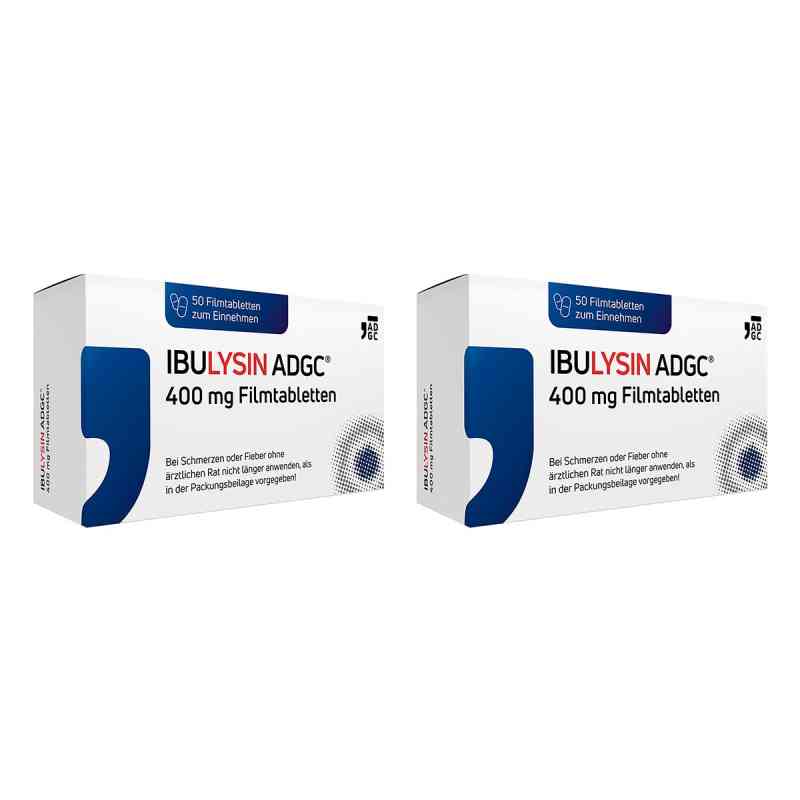 Ibulysin ADGC 400 mg Filmtabletten 2x50 stk von Zentiva Pharma GmbH PZN 08103710