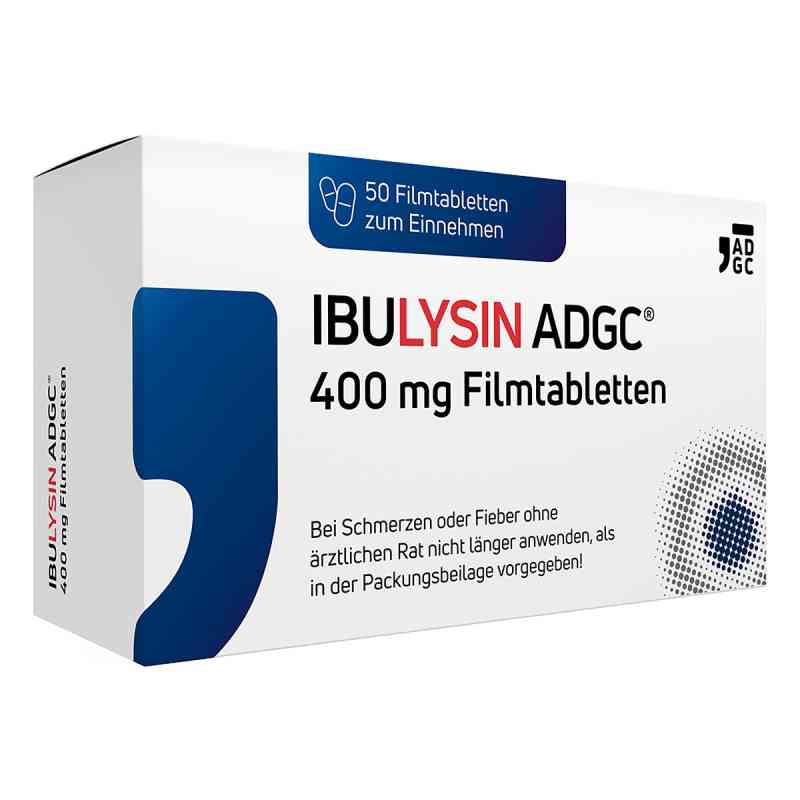 Ibulysin ADGC 400 Mg Filmtabletten 50 stk von Zentiva Pharma GmbH PZN 17919894