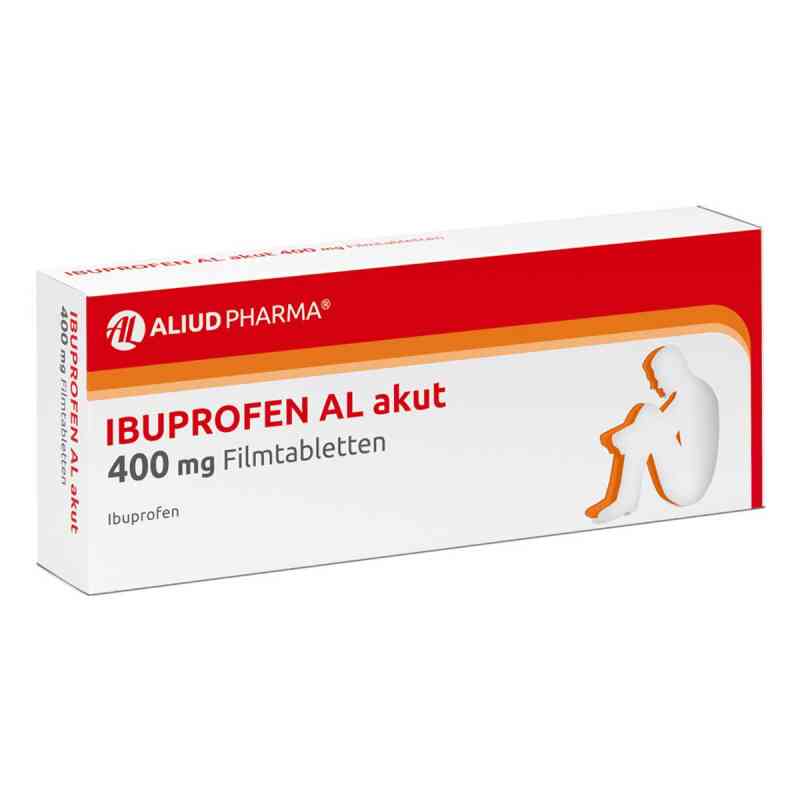 Ibuprofen AL akut 400 mg Filmtabletten bei akuten Schmerzen 50 stk von ALIUD Pharma GmbH PZN 16894666