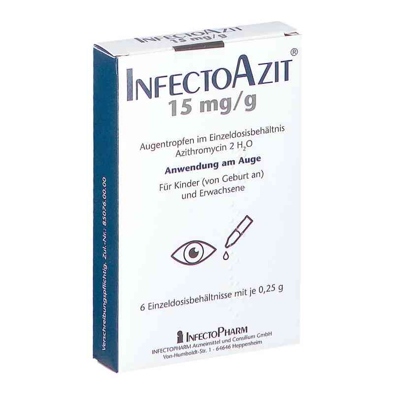 Infectoazit 15mg/g Augentropfen i. Einzeldosisbeh. 6X0.25 g von INFECTOPHARM Arzn.u.Consilium Gm PZN 08813866