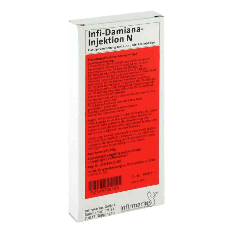 Infi Damiana Injektion N 10X1 ml von Infirmarius GmbH PZN 05702184
