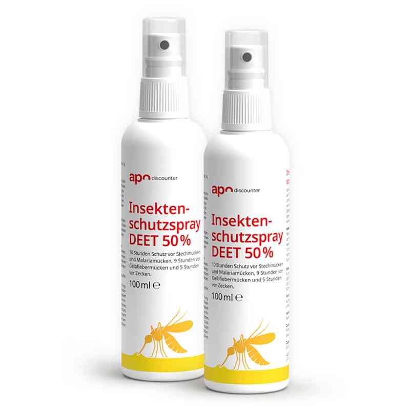 Insektenschutzspray DEET 50 % gegen Mücken von apodiscounter 2x100 ml von  PZN 08106626
