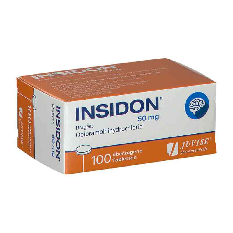 Insidon 50mg Dragees 100 stk von LABORATOIRES JUVISE PHARMACEUTICALS PZN 02410498