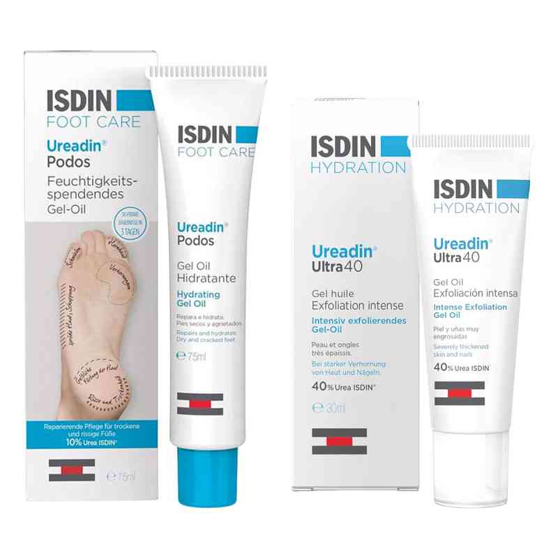 ISDIN Ureadin Set Anti-Hornhaut Nagelpflege & Fußpflege 75+30 ml von ISDIN GmbH PZN 08106455