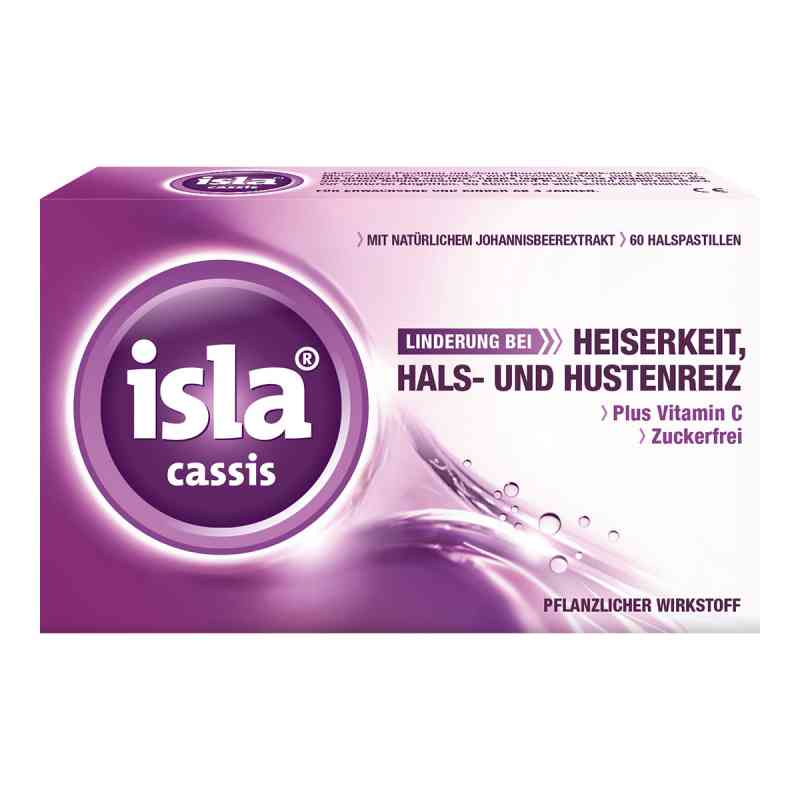 Isla Cassis Pastillen 60 stk von Engelhard Arzneimittel GmbH & Co PZN 03397699
