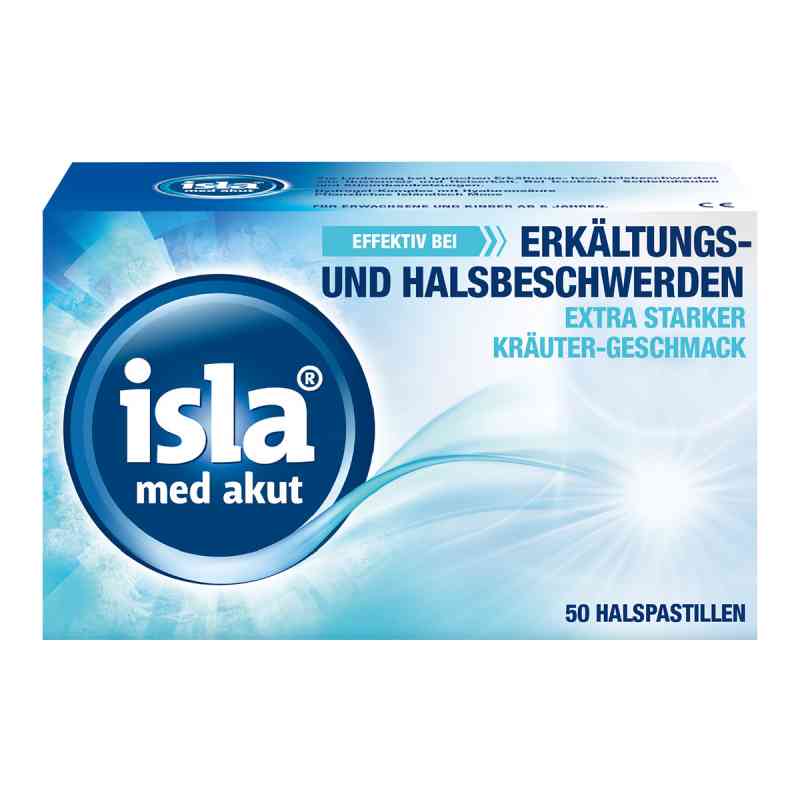 isla med akut Halspastillen bei Halsschmerzen und Erkältung  50 stk von Engelhard Arzneimittel GmbH & Co.KG PZN 14168938