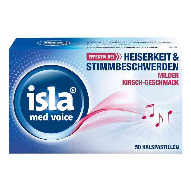 isla med voice Halspastillen bei Heiserkeit & Stimmbeschwerden 50 stk von Engelhard Arzneimittel GmbH & Co.KG PZN 14168950