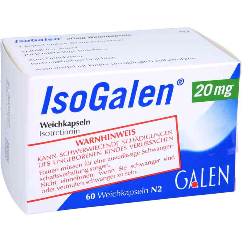 Isogalen 20 mg Weichkapseln 60 stk von GALENpharma GmbH PZN 03512137