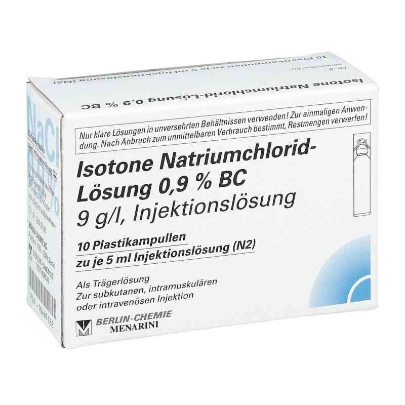 Isotone Nacl Lösung 0,9% Bc Plastik amp.inj.-lsg. 10X5 ml von BERLIN-CHEMIE AG PZN 10407122