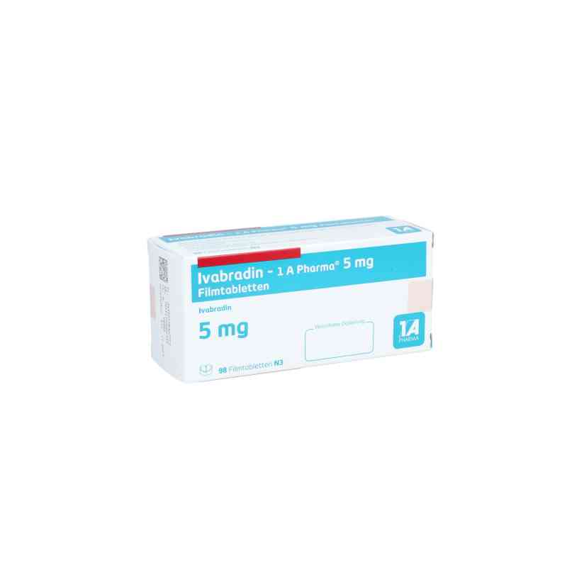 Ivabradin 1a Pharma 5 mg Filmtabletten 98 stk von 1 A Pharma GmbH PZN 13830772