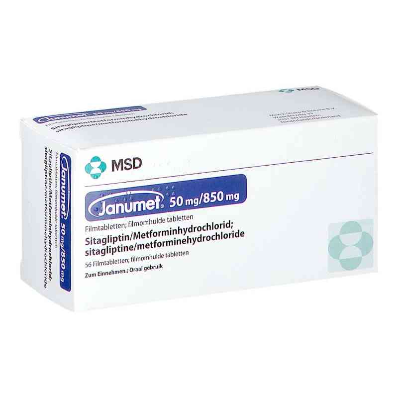 Janumet 50mg/850mg 56 stk von MSD Sharp & Dohme GmbH PZN 03715656