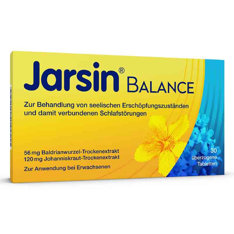 Jarsin Balance 56 Mg/120 Mg überzogene Tabletten 30 stk von MCM KLOSTERFRAU Vertr. GmbH PZN 05505319