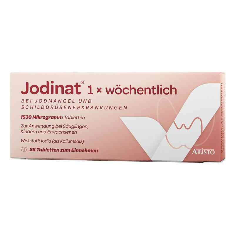 Jodinat 1x Wöchentlich 1530 Mikrogramm Tabletten 28 stk von Aristo Pharma GmbH PZN 19926065