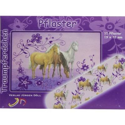 Kinderpflaster Traumpferdchen blau Briefchen 10 stk von Axisis GmbH PZN 09078127