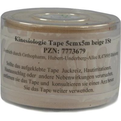 Kinesiologie Tape 5 cmx5 m beige 1 stk von Römer-Pharma GmbH PZN 07773679