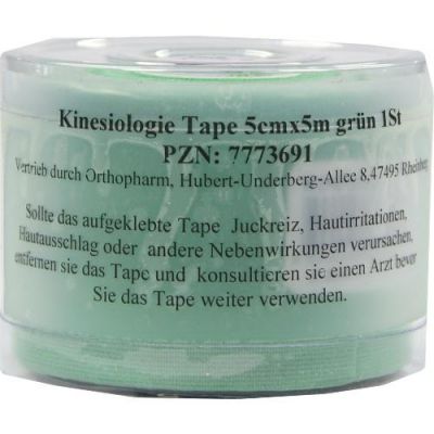 Kinesiologie Tape 5 cmx5 m grün 1 stk von Römer-Pharma GmbH PZN 07773691