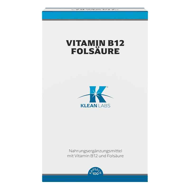 Klean Labs Vitamin B12 & Folsäure Kapseln 100 stk von Supplementa GmbH PZN 09745440