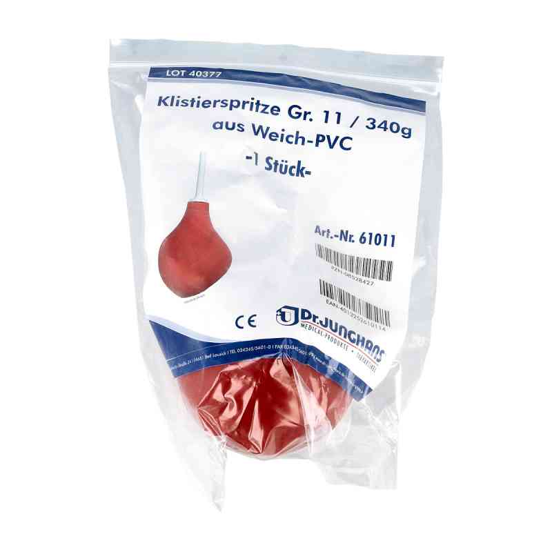 Klistierspritze 340 g Größe 11 birnf.Weich Pvc 1 stk von Dr. Junghans Medical GmbH PZN 08528427
